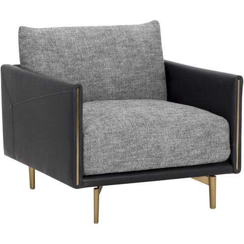 Ashi Nash Zebra / Coal Black Armchair